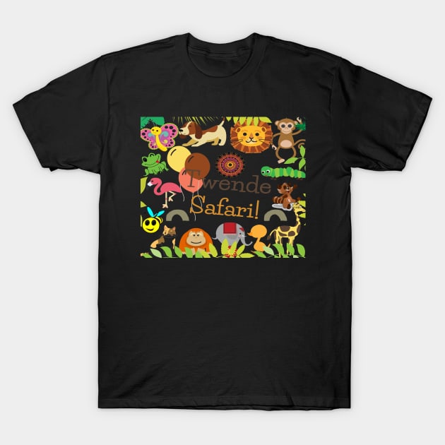 Let's go on safari (Twende safari) T-Shirt by Kikapu creations